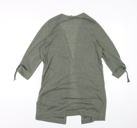 Womens UK Size 12 Principles Green Cardigan Jumper