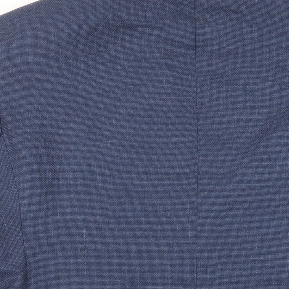 Mens UK Size 38 Brook Taverner Regular Blue Suit Jacket