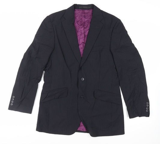 Mens UK Size 36 Autograph Regular Blue Suit Jacket