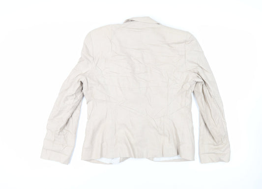 Womens UK Size 14 Marks and Spencer Beige Jacket