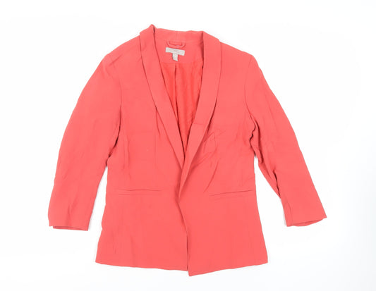 Womens UK Size 10 H&M Red Jacket