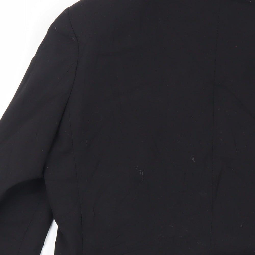 Mens UK Size 38 Topman Regular Black Suit Jacket