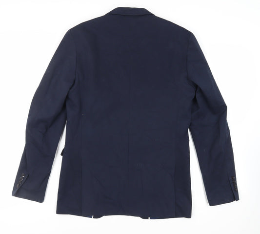 Mens UK Size 38 Selected Homme Regular Blue Suit Jacket