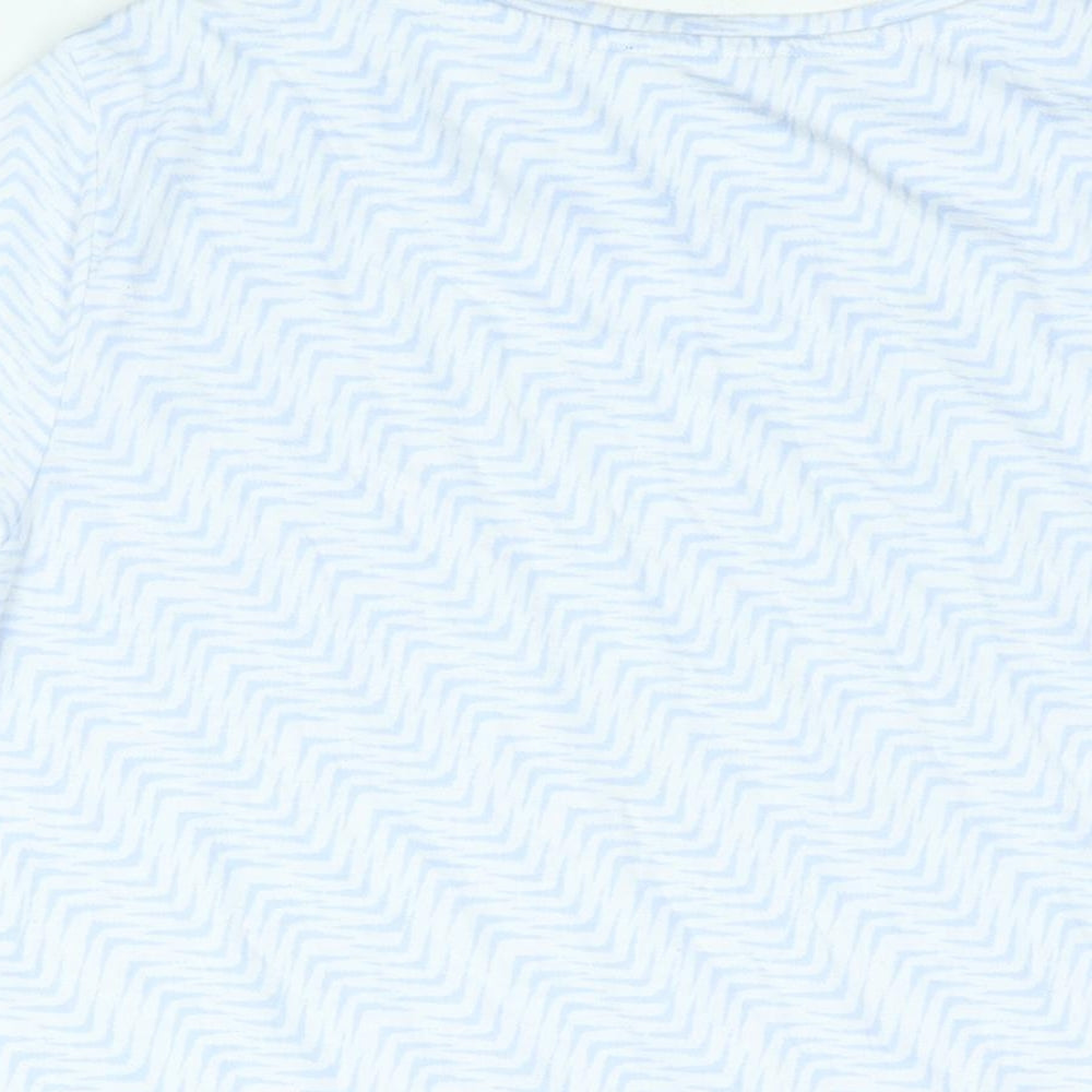 Womens UK Size 12 Marks and Spencer Blue Basic T-Shirt