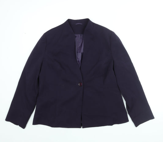 Womens UK Size 16 Berkertex Purple Jacket