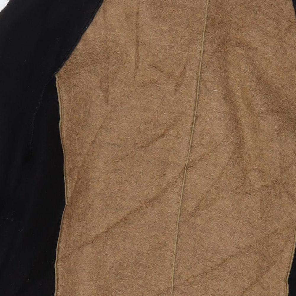Womens UK Size 14 Per Una Black Overcoat