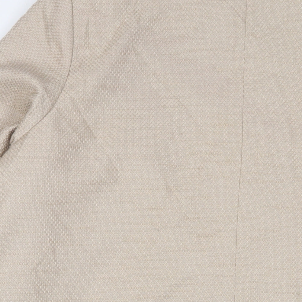 Womens UK Size 22 Classic Beige Overcoat