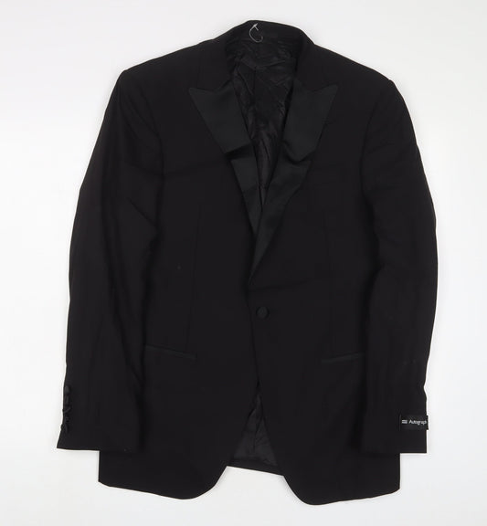 Mens UK Size 40 Autograph Regular Black Suit Jacket