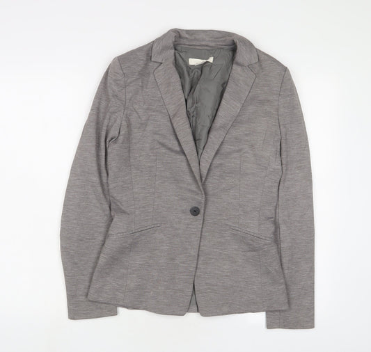 Womens UK Size 8 H&M Grey Jacket