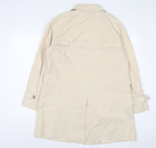 Womens UK Size 16 Fuchs Schmitt Beige Overcoat