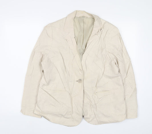 Womens UK Size 18 EWM Beige Jacket