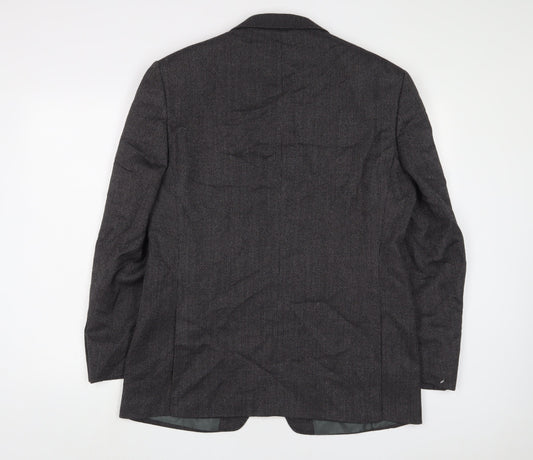 Mens UK Size 40 Marks and Spencer Regular Grey Suit Jacket
