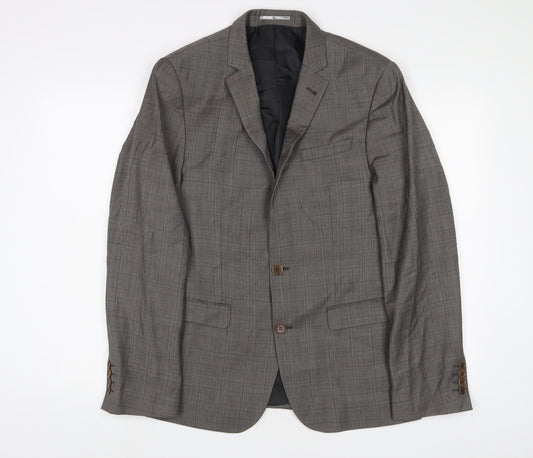 Mens UK Size 40 ASOS Regular Grey Suit Jacket