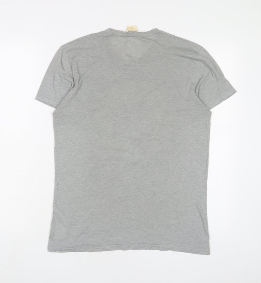Mens UK Size S Hollister Grey T-Shirt