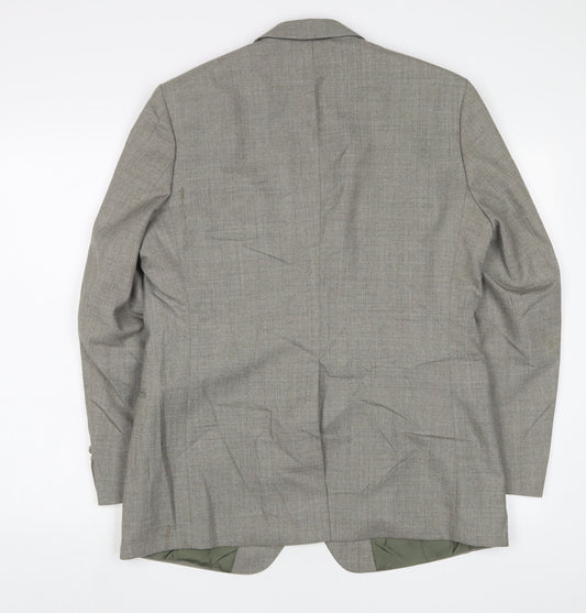 Mens UK Size 40 St Michael Regular Green Suit Jacket