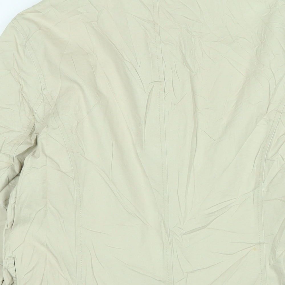Womens UK Size 12 Monsoon Beige Trench Coat