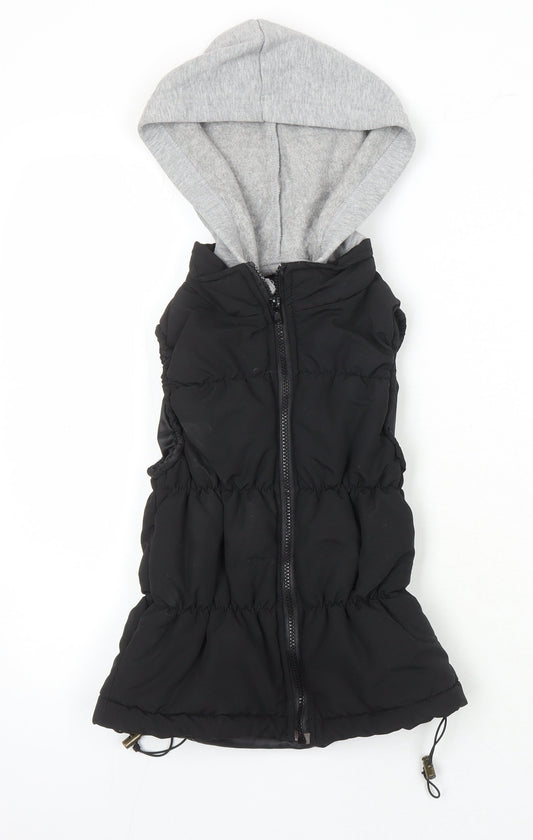 Womens UK Size 6 New Look Black Gilet