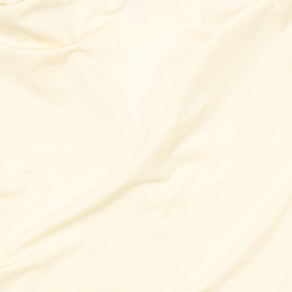 Womens UK Size M ASOS Ivory Basic T-Shirt