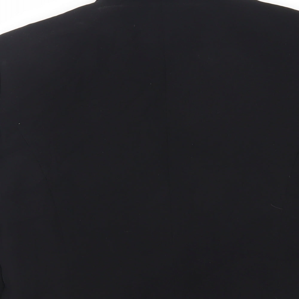 Brand and care label for Principles women’s black jacket blazer, size UK 8, button