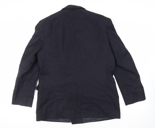Mens UK Size 42 Burton Regular Blue Suit Jacket