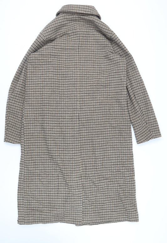 Womens UK Size 12 VILA Brown Overcoat