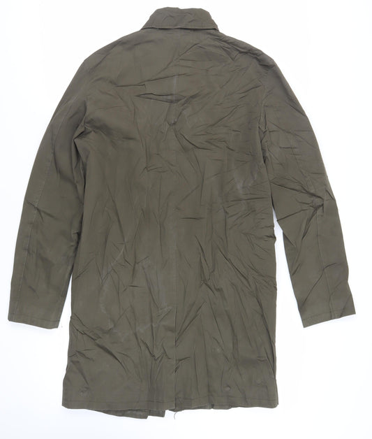 Mens UK Size XS New Look Men Green Overcoat