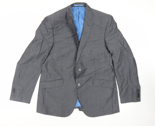 Mens UK Size 42 Autograph Regular Grey Suit Jacket
