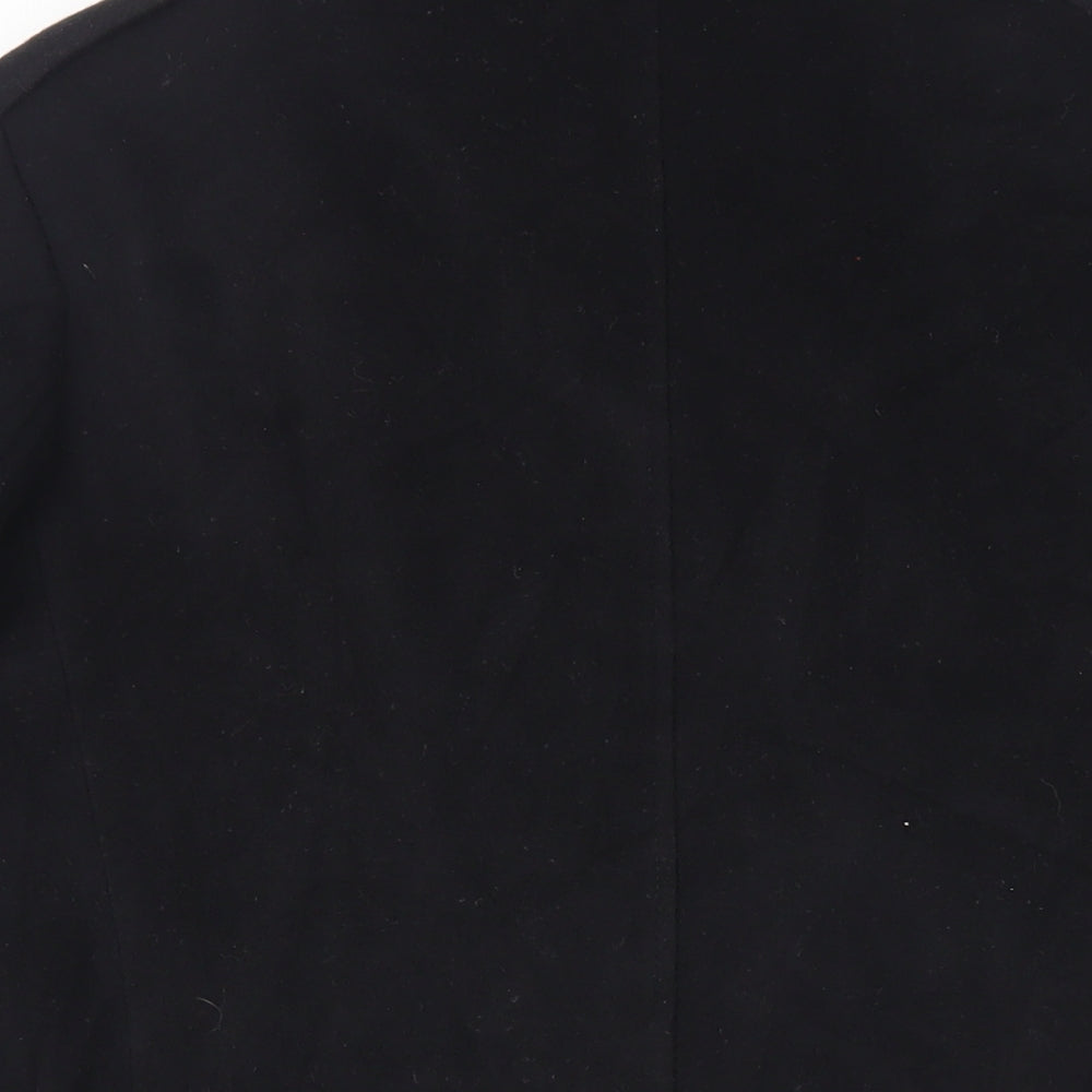 Mens UK Size M Remus Uomo Black Pea Coat