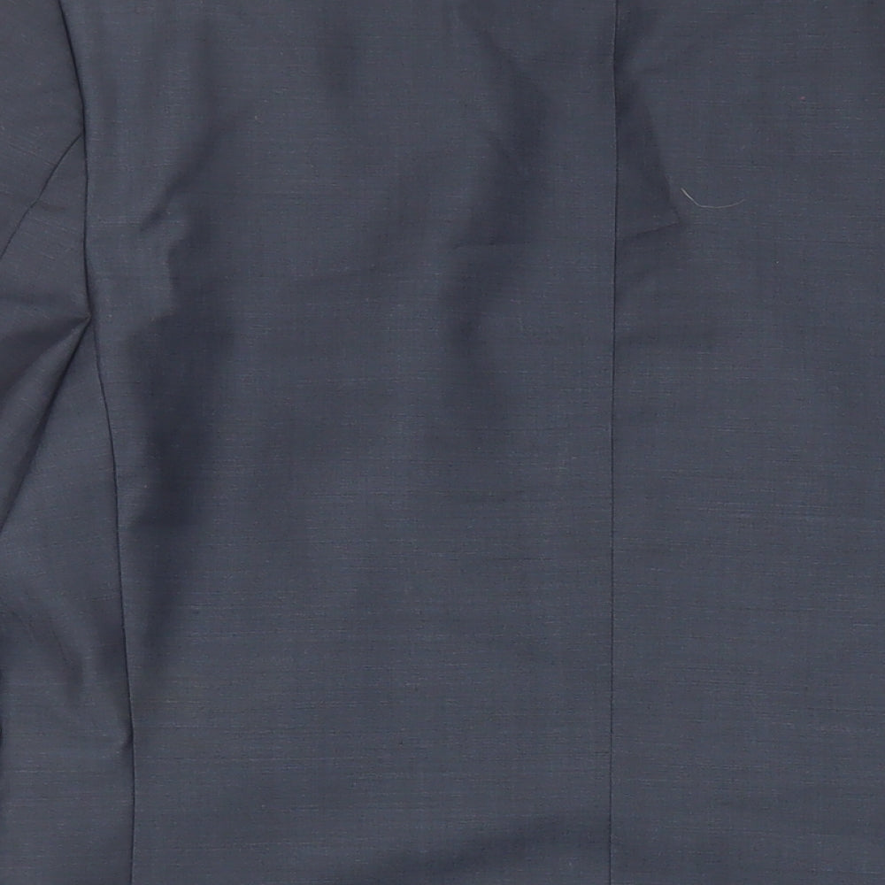 Mens UK Size 38 Topman Regular Blue Suit Jacket