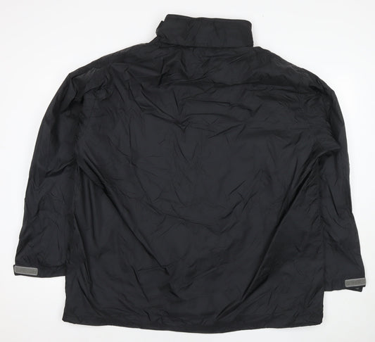 B&C Mens Black Jacket Size 3XL Zip