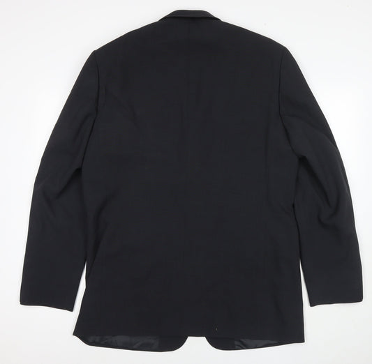 Mens UK Size 42 Greenwoods Regular Black Suit Jacket