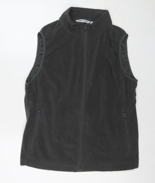 Outdoor Ventures Womens Grey Gilet Waistcoat Size XL Zip