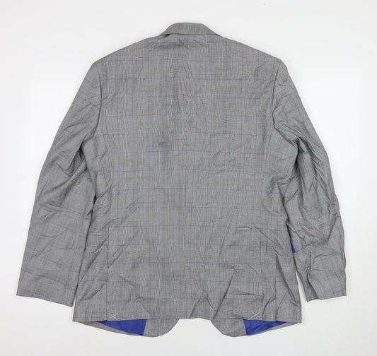 Mens UK Size 40 Marks and Spencer Regular Grey Suit Jacket