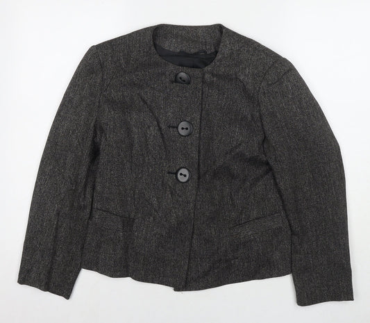 Womens UK Size 12 M&Co Grey Jacket