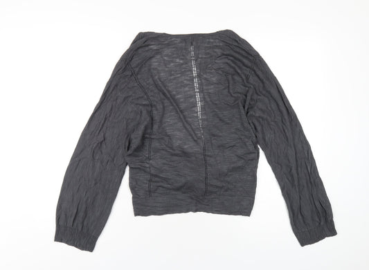 Womens UK Size S NEXT Grey Cardigan Jumper