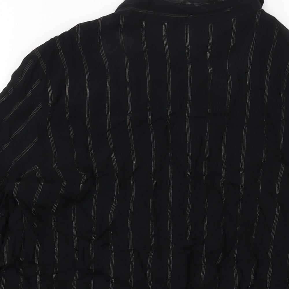 Womens UK Size 8 Marks and Spencer Black Basic Blouse