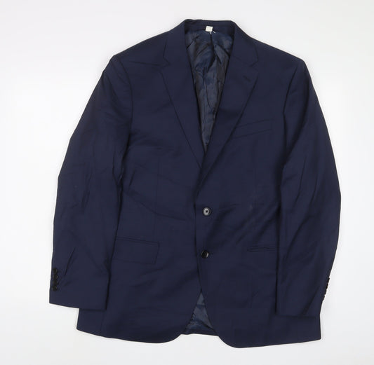 Mens UK Size 42 Autograph Regular Blue Suit Jacket