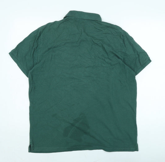 Mens UK Size L C&A Green T-Shirt