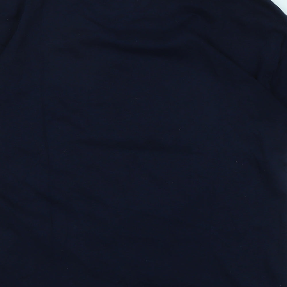 Womens UK Size 12 Marks and Spencer Blue Basic T-Shirt