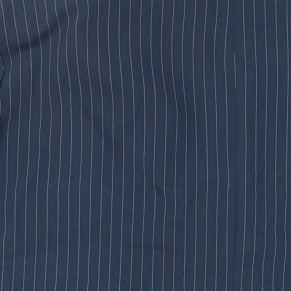 Noisy may Womens Blue Striped Jacket Blazer Size 20 Button