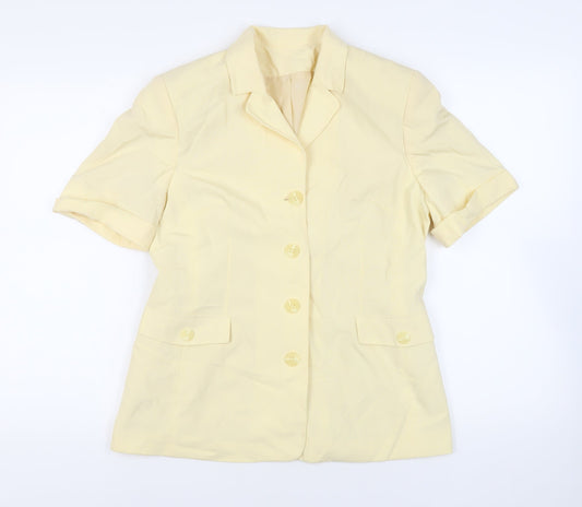 Womens UK Size 14 New Look Yellow Jacket