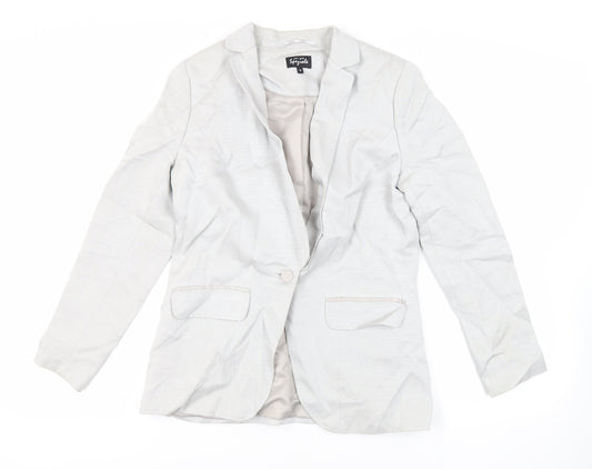 Womens UK Size 12 Per Una Grey Jacket