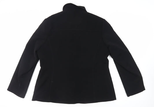Womens UK Size 18 AMARANTO Black Jacket