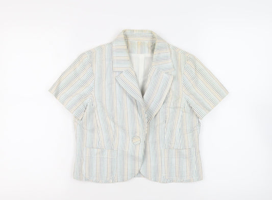 Womens UK Size 12 New Look Ivory Jacket