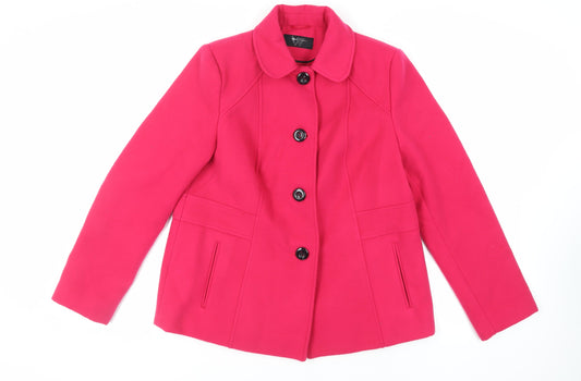 Womens UK Size 14 BHS Pink Jacket