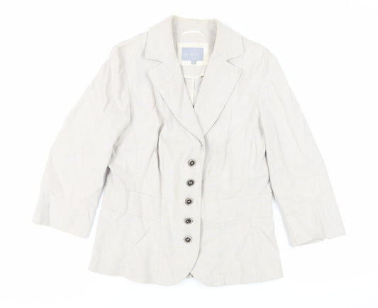 Womens UK Size 12 Per Una Beige Jacket