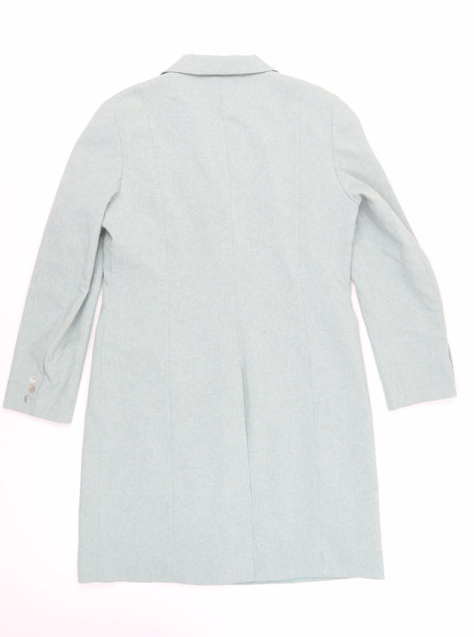 Womens UK Size 14 Modern Classics Green Overcoat