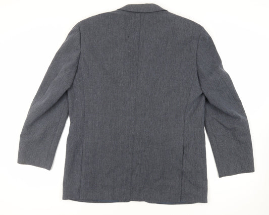 Mens UK Size 42 Brook Taverner Regular Blue Suit Jacket
