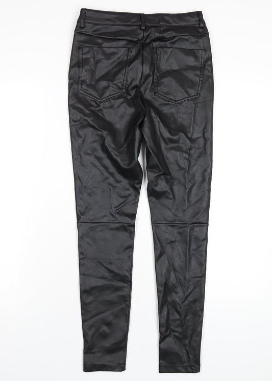 Womens UK Size 8 Very Regular Fit Black Trousers