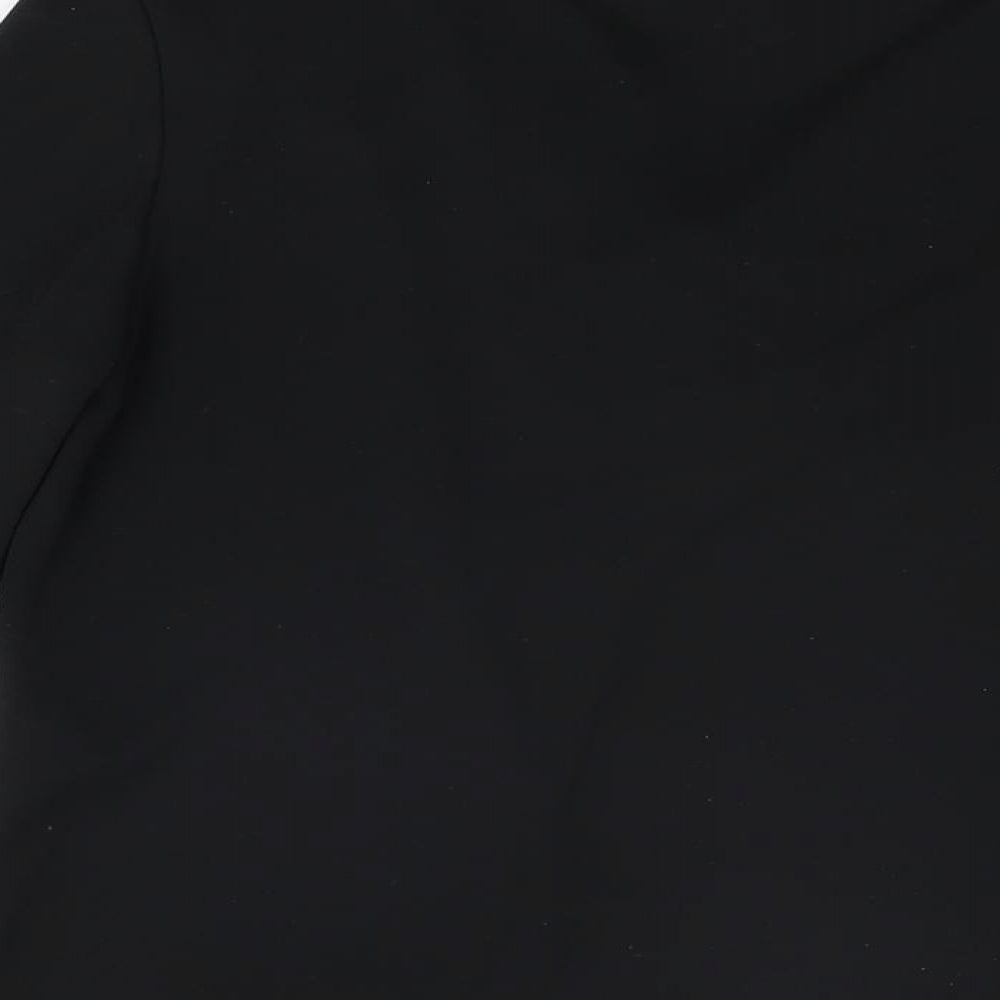 Womens UK Size 14 Marks and Spencer Black Basic T-Shirt
